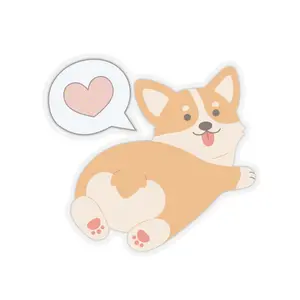 Super Cute Heart Dog Sticker