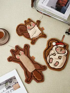 Songguru Influencer Original IP Cute Little Squirrel Hand Towel Set Soft Absorbent Material 2-3 Pieces for Home Decor & Daily Use