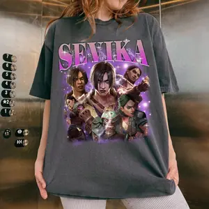 Sevika Arcane Shirt Vintage League of Legends Shirt Anime Shirt