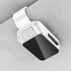1PC Car Sun Visor Glasses Clips Interior Eyeglasses Storage Holder Compact Storage Auto Interior Accessory with Alloy Buckle Does not apply