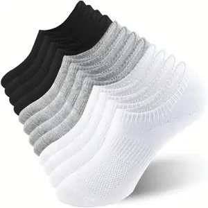 ACCFOD No Show Socks for Women Cotton Thin Low Cut Non Slip Invisible Liner Socks 6 Pairs