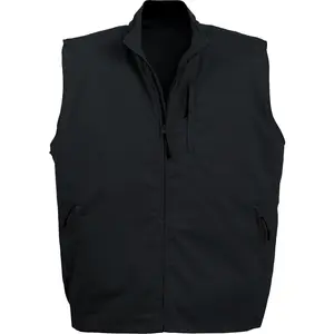 Black Tactical Concealed Carry Undercover Travel Vest