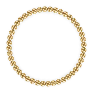 4MM Gold Ball Bracelet