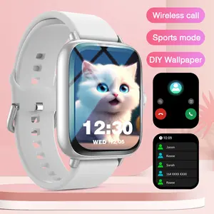 Smartwatch for kids sport watch, Step Counter, Weather Forecast, Photo Album & More • Available in Multiple Colors • Music Playback Control & Information Alerts, Perfect Gift for Boys & Girls, Essential for School