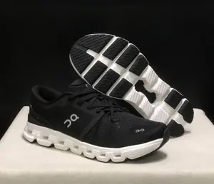 Cloud X 4 Running Shoes Black White | Lightweight Gym Training Athletic Sneakers for Women