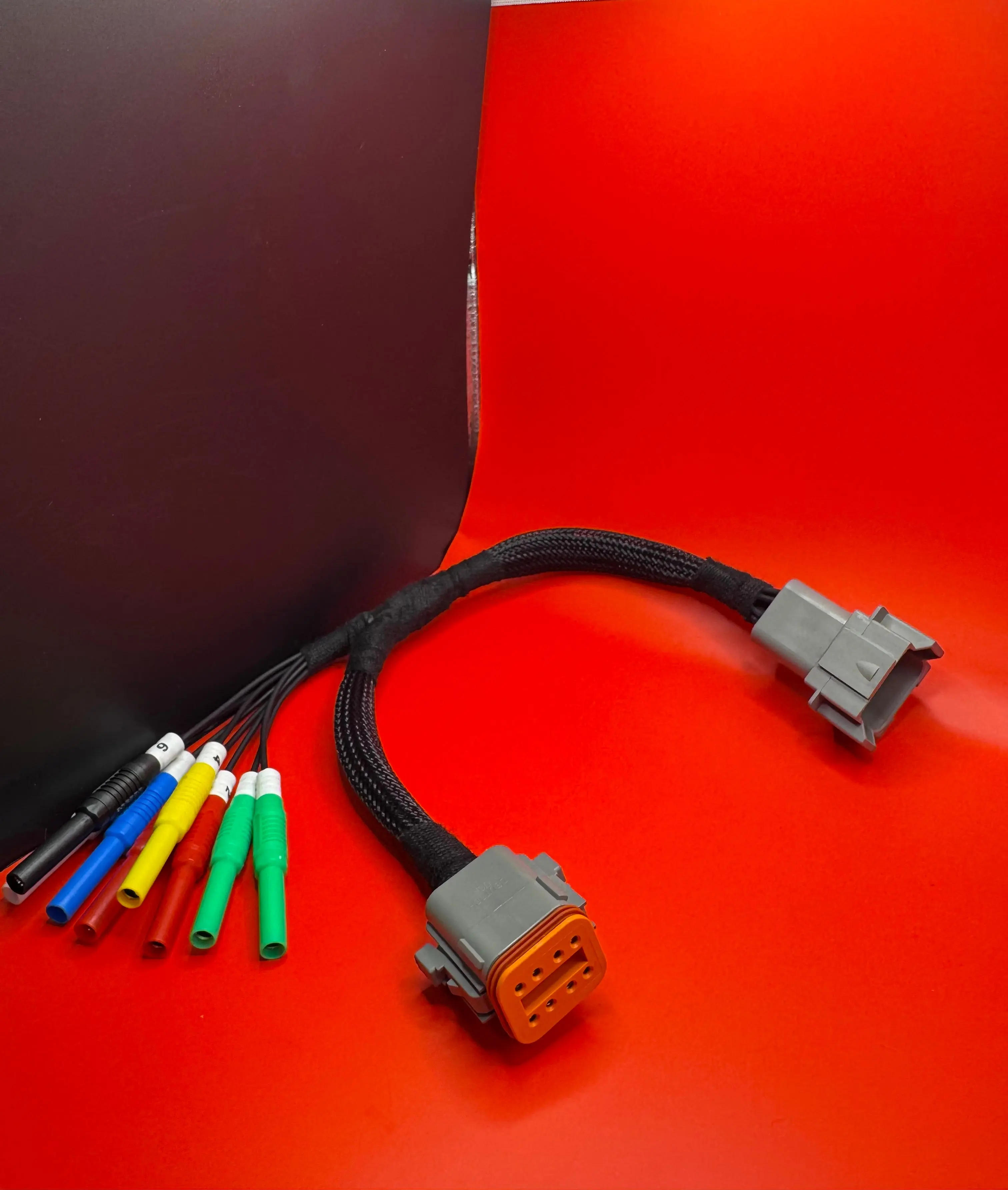 Deustch DT style connector in line diagnostics harness