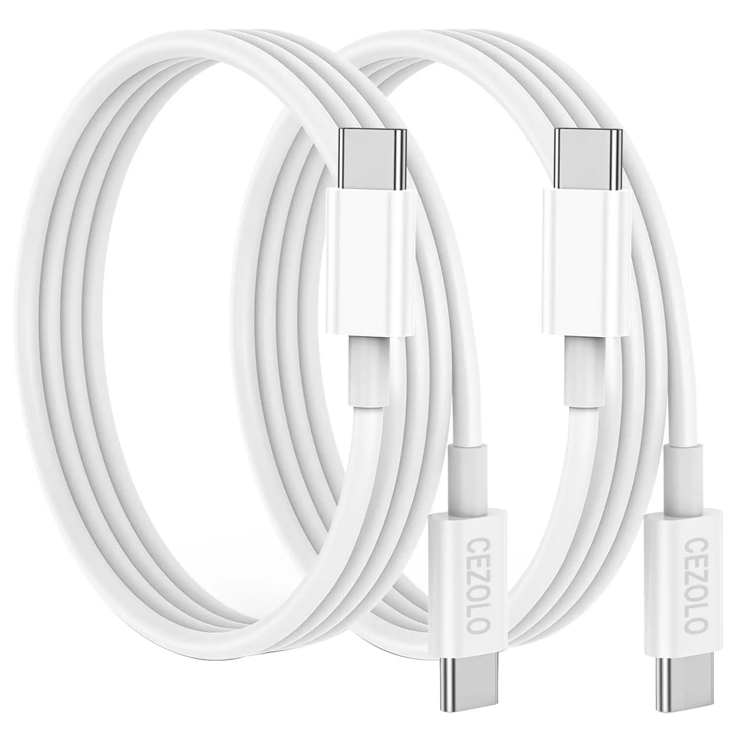 2PCS USB C to C Fast Charging Cable 4FT 60W, Type C PD Charger Cord, for iPhone 15/16,Pro,Plus,Max,MacBook, iPad Air,Mini Pro Device Smartphone