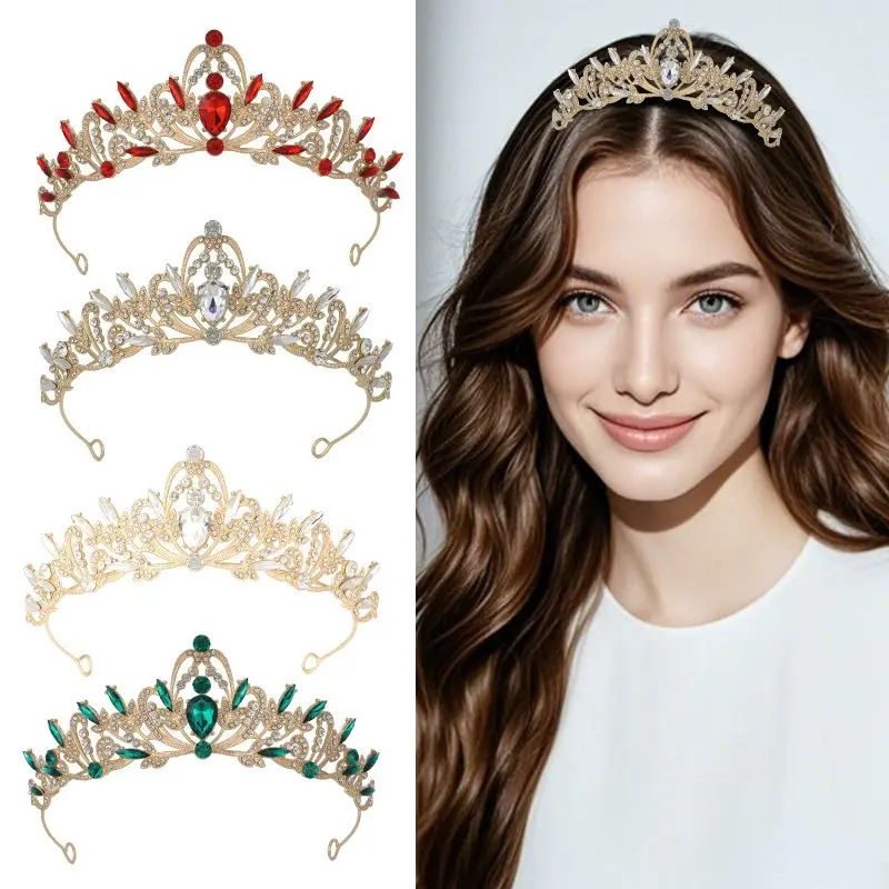 European and American bridal crown headdress Crown Tiara, Costume Accessory, Celebration Headwear