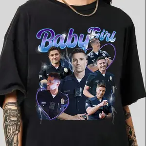 Tim Bradford Baby Girl Shirt, The Rookie Tim Bradford Shirt