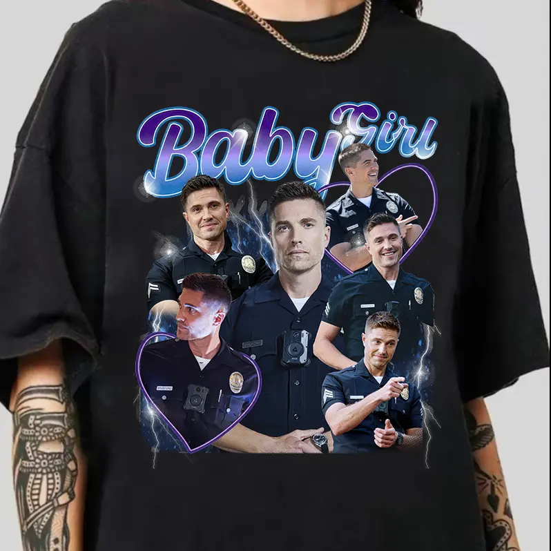 Tim Bradford Baby Girl Shirt, The Rookie Tim Bradford Shirt