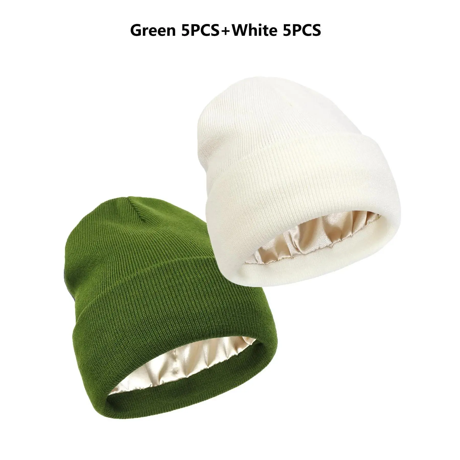 Green*5 pcs+White*5 pcs