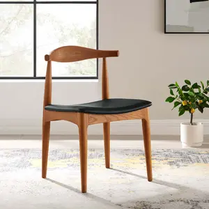 Modway Tracy Dining Side Chair in Black