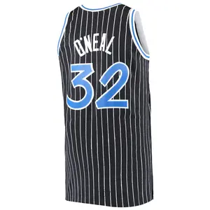 Shaquille O'Neal Men's Classic-Design Sleeveless stitched Retro Basketball Jerseys Black shirt