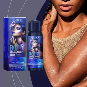 EELHOE Highlight Brightening Glitter Spray — Shimmer Spray, Highlighter Spray, Natural 3D Effect, Long-Lasting Brightening Glitter