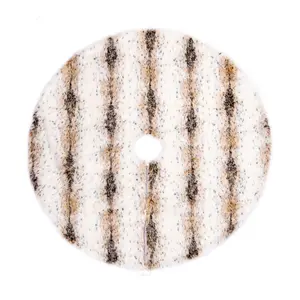 Vickerman 60" Snow Lynx Faux Fur Tree Skirt