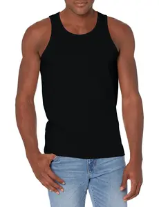 Black 100% Organic Cotton Tank Top - 3 Pack