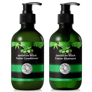Aliver Jamaican Black Castor Shampoo & Conditioner Set, Shampoo & Conditioner for Hair Strengthen, Infused with Jamaican Castor Oil, Increase Growth Thickness for Women & Men