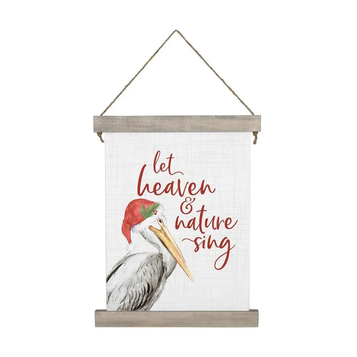 Sincere Surroundings 27.5" Let Heaven Pelican H anging Canvas