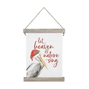 Sincere Surroundings 27.5" Let Heaven Pelican H anging Canvas