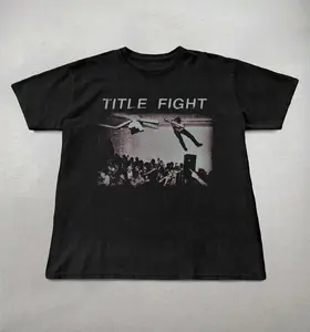 Title fight tshirt, Head in the ceiling fan shirt, Shoegaze band tees, gothic grunge clothing, retro style graphic tee, indie band tees