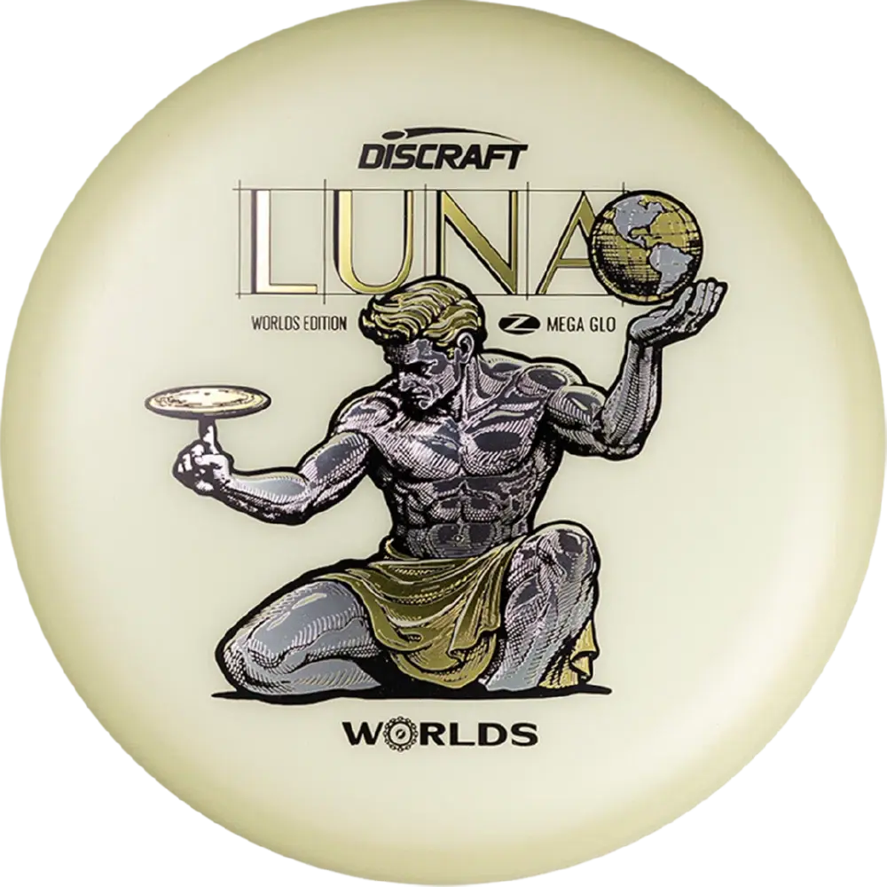 Discraft "Spirit of Detroit" Mega Glo Luna - Worlds 2026