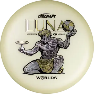 Discraft "Spirit of Detroit" Mega Glo Luna - Worlds 2026