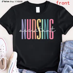 Soft Cotton CNA Medical T-Shirt – Certified Nursing Assistant Tee