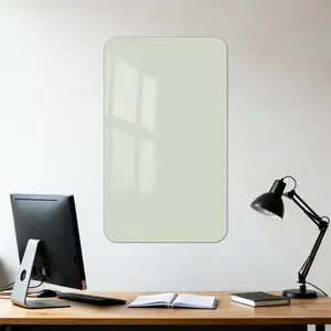 6 Colors Magnetic Whiteboard Sticker, Self-Adhesive, Detachable And Reusable, Rounded Border Design,Suitable For Office Spaces And Home Education, With 40x67cm Panels, Including 1 Magnetic Box, 2 Crayons And 1 Cleaning Cloth