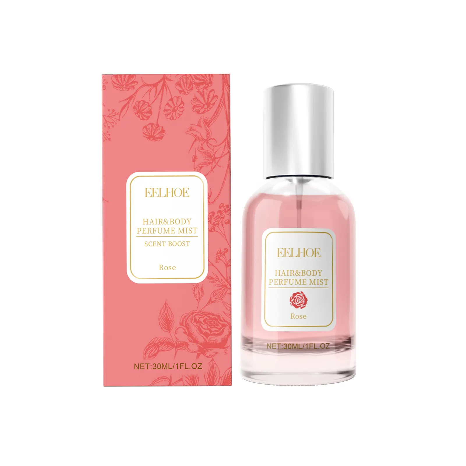 EELHOE Rose Body Hair Eau De Parfum Spray Fresh And Elegant With Fragrance And Charm Perfume Spray Unisex Sweet