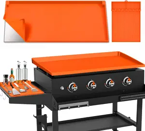 36" Blackstone Silicone Griddle Cover and 16" Blackstone Griddle Accessories | Comprehensive Protection | Thick & Durable | Reusable & Premium Food-Grade Silicone Grill Mat | from Dirt & Rust