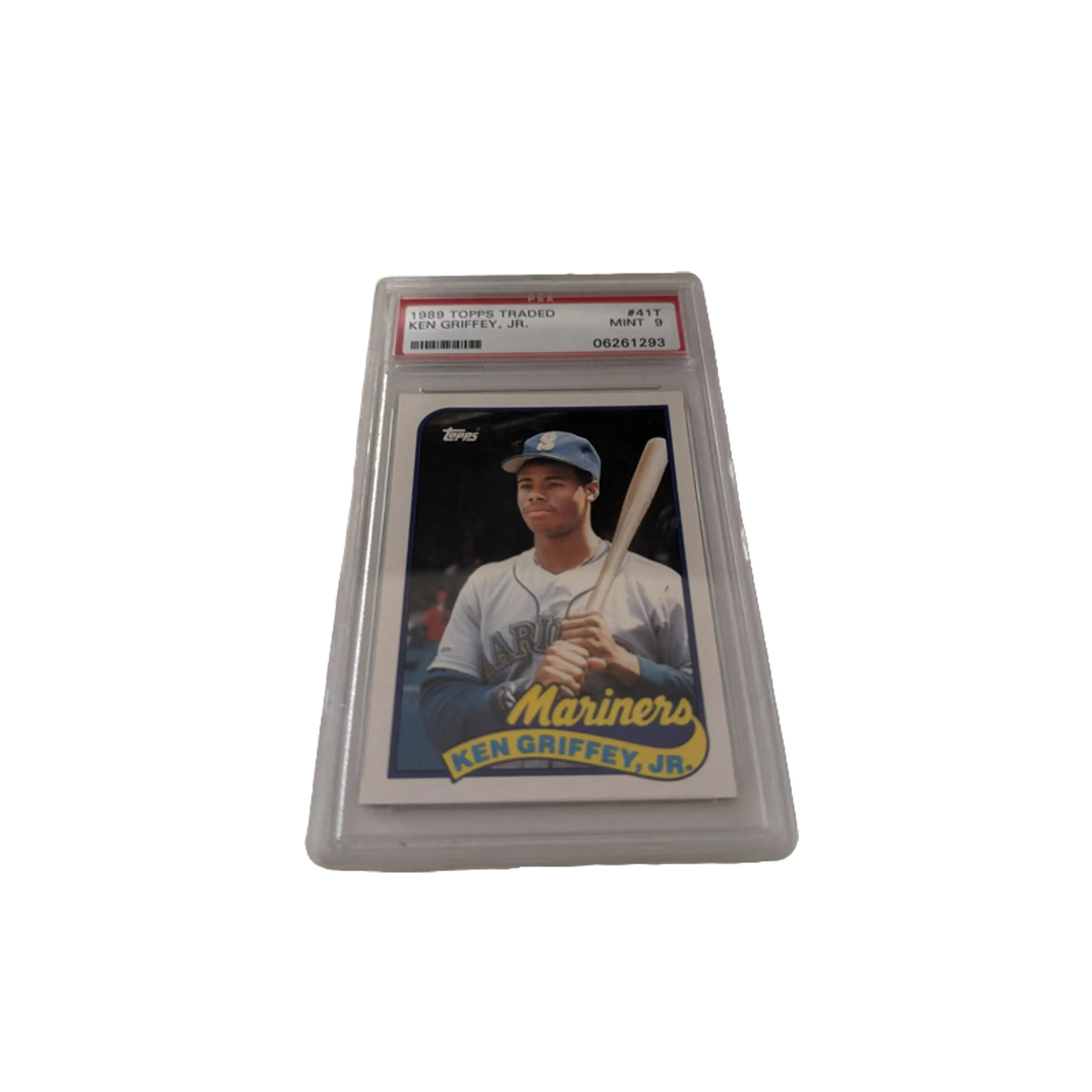 Ken Griffey Jr. Mint 9 Graded Baseball Card Collectible