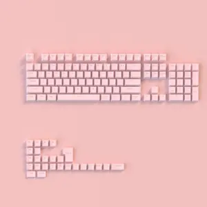 MAGEGEE PBT Key Cap, Injection Molding Transparent Key Cap, Height Key Cap for 61/87/98/100/104 Keyboard