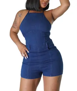 Denim Romper