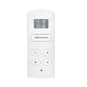 Loud 135db Motion Sensor Alarm Siren for Garage, Shed. Portable Cordless Battery Operated  Motion Detector Alert.