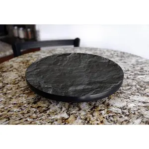 Lazy Susan - SLATE design - 3 Different Sizes - For Kitchen Table Top - Handcrafted in USA
