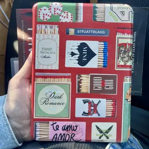 Kindle Case with Back Hand Strap and Magnet