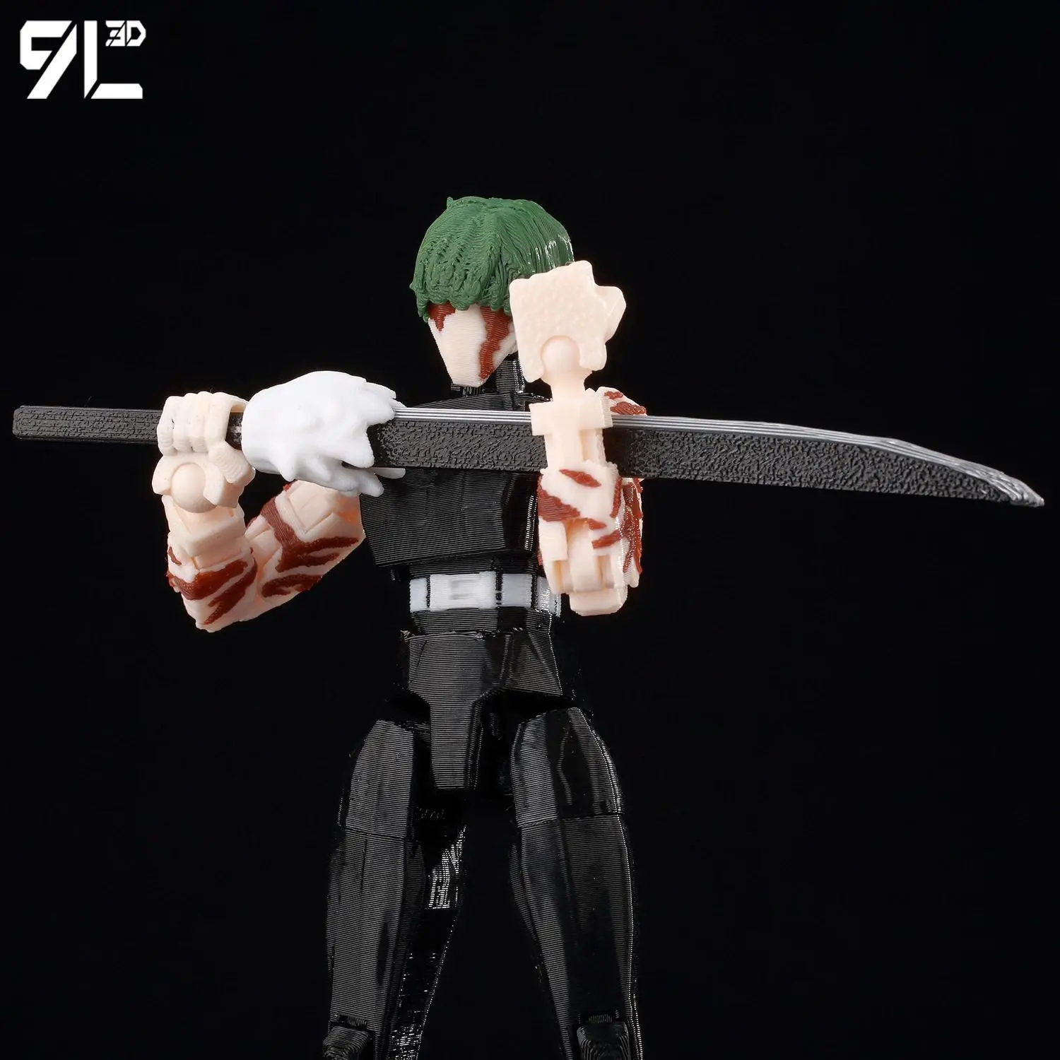 14cm 9L3D Printed Jujutsu Kaisen Zen'in Maki Multi-Joint Pose Action Figure Art Toy, Dummy13-Lucky13-T13-Titan13 Anime Mannequin Model, Party Gift for Anime Fans, Display/Playset Collectible