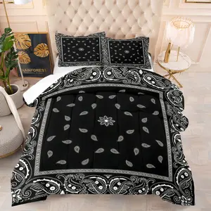 Mandala Floral Pattern Comforter Set, Soft And Durable Bedding Set, Includes 1 Comforter And 1 Or 2 Pillowcases, Suitable For Children And Adults Daily Holiday Birthday Gifts Bedroom Decorations