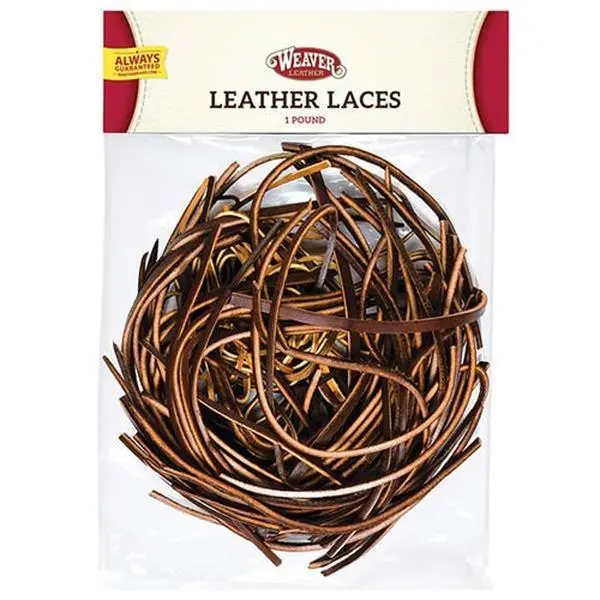 Weaver Leather 1 POUND LEATHER LACES Farmer's Bundle assortment
