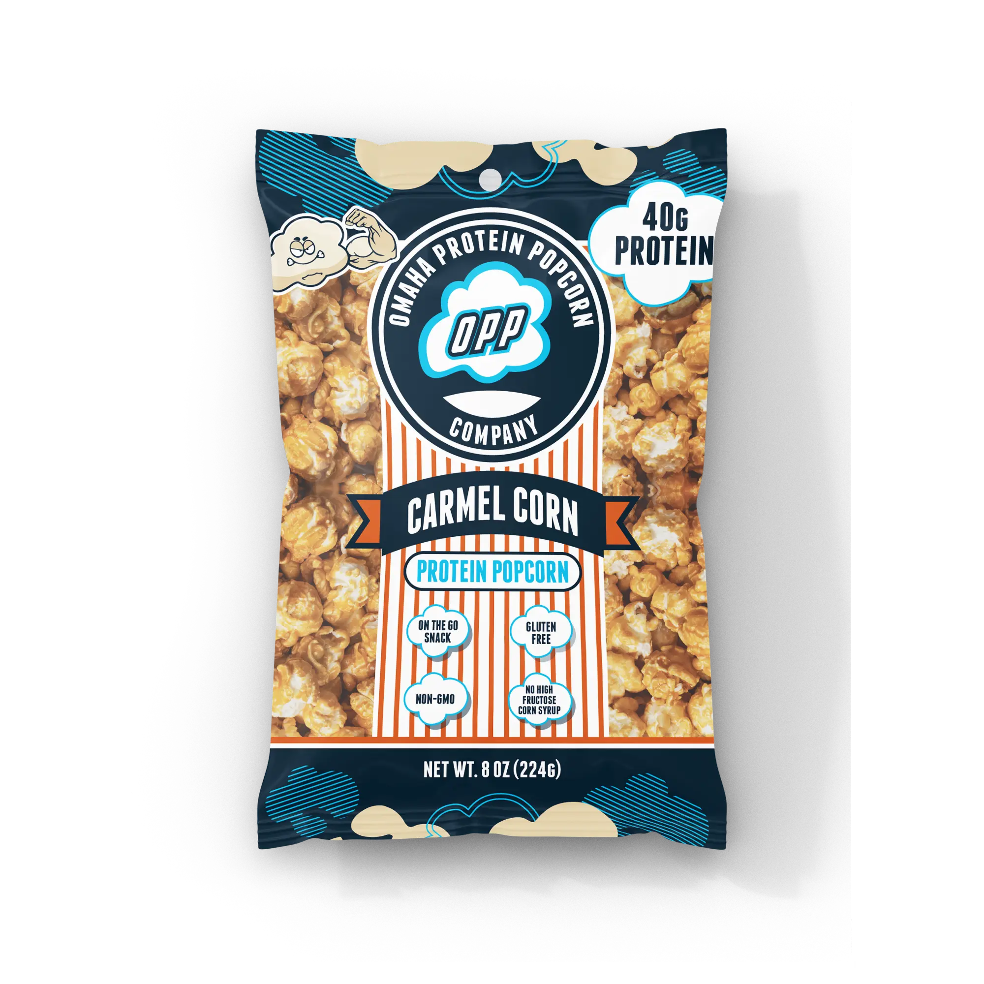 Omaha Protein Popcorn- Carmel Corn