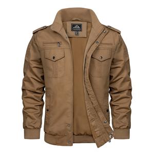 MAGCOMSEN Spring Tops Men's Spring Fall Casual Windbreaker Jacket Cargo Stand Collar Bomber Jackets Coat Fallfreshness
