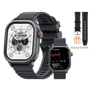 KOSPET PULSE Smartwatch,Fitness Tracker,Bluetooth Calling,44-Day Battery Life,50M Waterproof,AMOLED Display,Android & iOS Watches Black,Wearable,Heart Rate Monitor, tech, Smartwatch for Men&Women,Health Monitor,HealthTracker,giftidea,New Year Pick