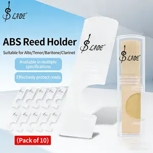 Slade Rd79 Transparent Abs Whistle Clips (10 Pack), Durable Plastic Safety Accessories, Ideal for Sports & Outdoor Activities