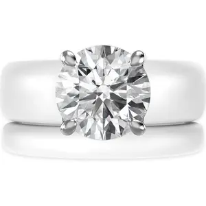 Round Cut CZ Silicone Ring Set for Women, Stackable 2-Ring Set, 7 mm Round Cut CZ | Patented Design - GlowStone Collection
