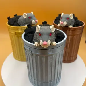 MTG Trashcan Rat Deck Box for 100 Cards | Magic the Gathering | EDH | Fable Forged Workshop