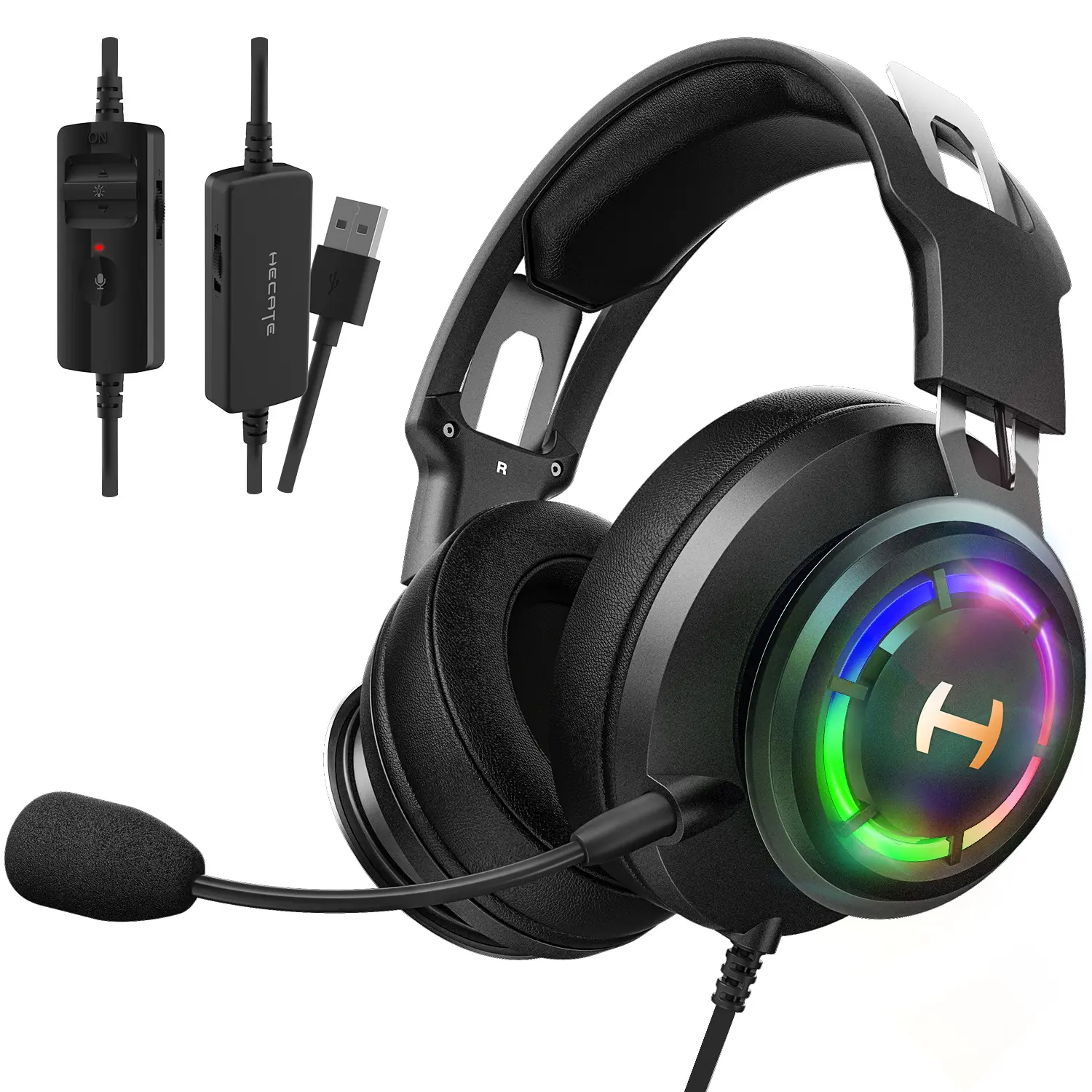 Edifier 7.1 Hi-Res Gaming Headset USB RGB Noise Cancelling Mic for PC PS4 Laptop Mac Edifier 7.1 Hi-Res Gaming Headset USB RGB Noise Cancelling Mic for PC PS4 Laptop Mac