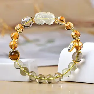 Citrine Pixiu Bracelet | Attract Wealth & Abundance, Good Luck Crystal