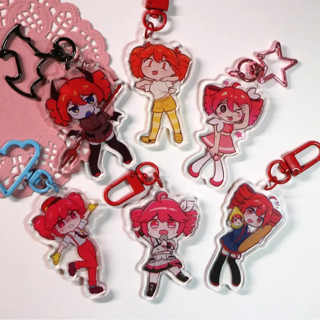 Kasane Teto Acrylic Keychain, Halloween gifts