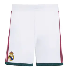Premium White Football Shorts with Side Stripe | Breathable Sportswear for Training