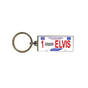Key Chain Elvis 1  License Plate